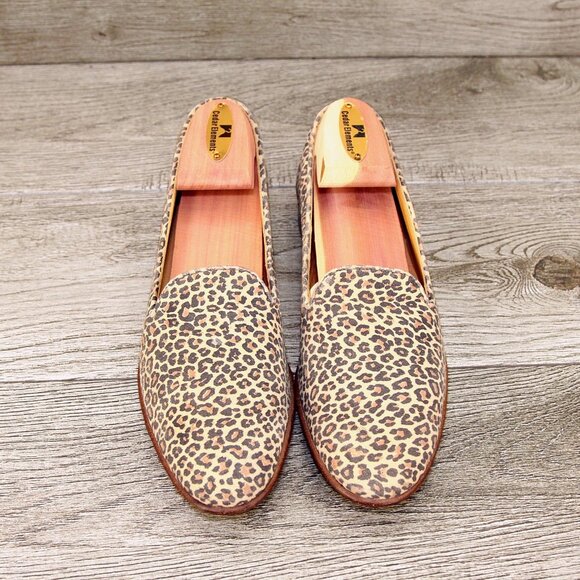 $650 worn 1x GRAVATI Womens 5.5 M Neiman Marcus 4663 Leopard Print add $15 Trees - Picture 2 of 16